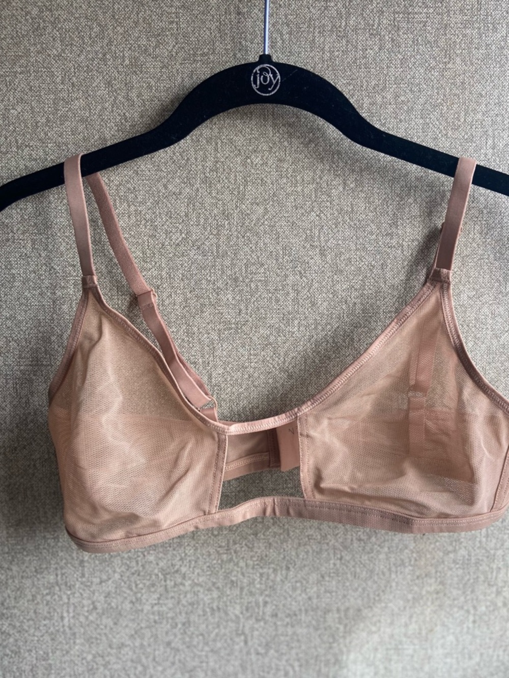 Negative underwear Sieve cut out bra nude size 2 - Picture 2 of 6